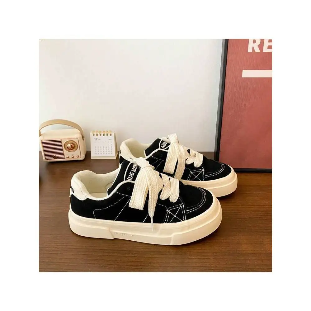 Hf9354afb61384345bc7463a07a824ca4o.webp 低帮帆布鞋,女式帆布鞋凸纹日常防滑 - Image 1